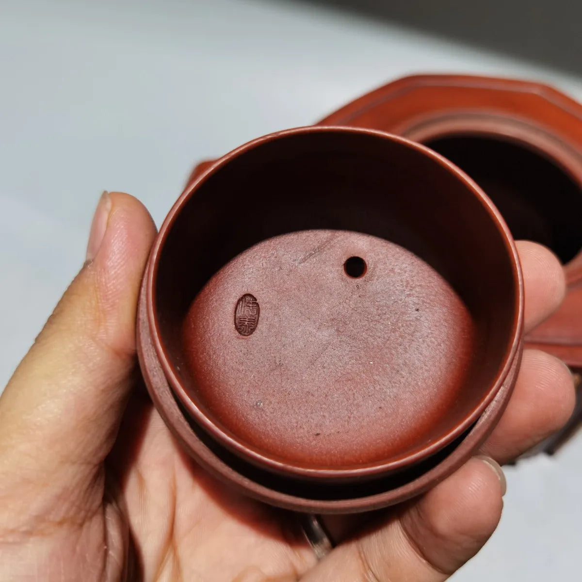 Chinese Yixing Zisha Clay Teapot  Wuzi Dengke Pot  Chen Zhongmei 380ml