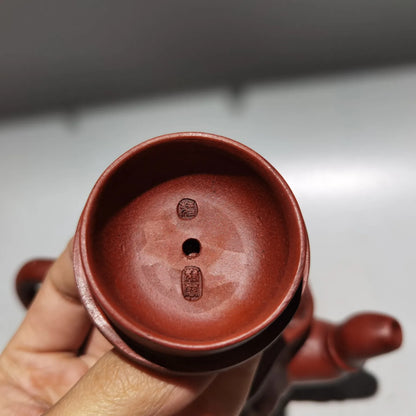 Chinese Yixing Zisha Clay Teapot  Wuzi Dengke Pot Jiang Rong 360ml