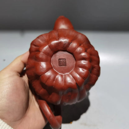 Chinese Yixing Zisha Clay Teapot  Wuzi Dengke Pot Jiang Rong 360ml
