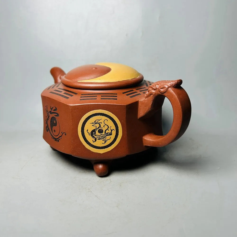 Chinese Yixing Zisha Clay Teapot  Xianglong Bagua Pot Xu Hantang 400ml