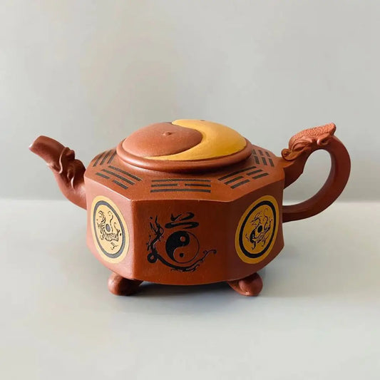 Chinese Yixing Zisha Clay Teapot  Xianglong Bagua Pot Xu Hantang 400ml