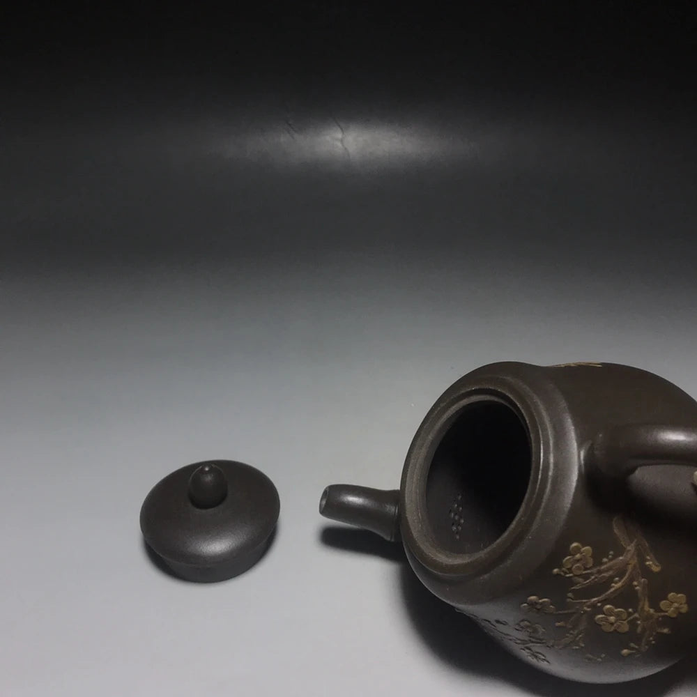 Chinese Yixing Zisha Clay Teapot   Xiangyun Plum Blossom Pot  Wang Yinxian 460ml