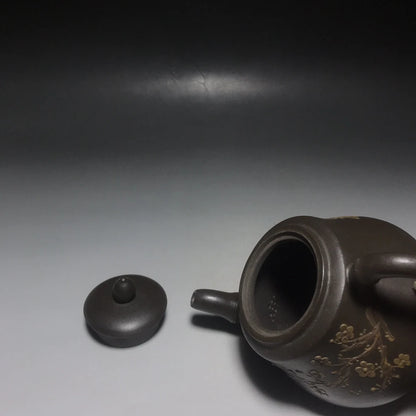 Chinese Yixing Zisha Clay Teapot   Xiangyun Plum Blossom Pot  Wang Yinxian 460ml