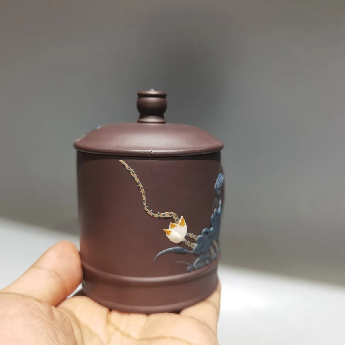 Chinese Yixing Zisha Clay Teapot  Xiaopin Mud Painted Tea Cup Qian Fenfang 190ml