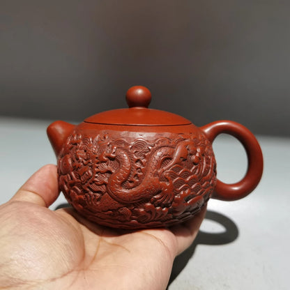Chinese Yixing Zisha Clay Teapot  Xishi Pot Gu Jingzhou 280ml