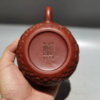 Chinese Yixing Zisha Clay Teapot  Xishi Pot Gu Jingzhou 280ml