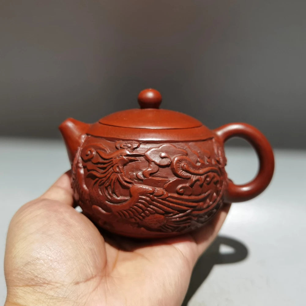 Chinese Yixing Zisha Clay Teapot  Xishi Pot Shen Hansheng 220ml