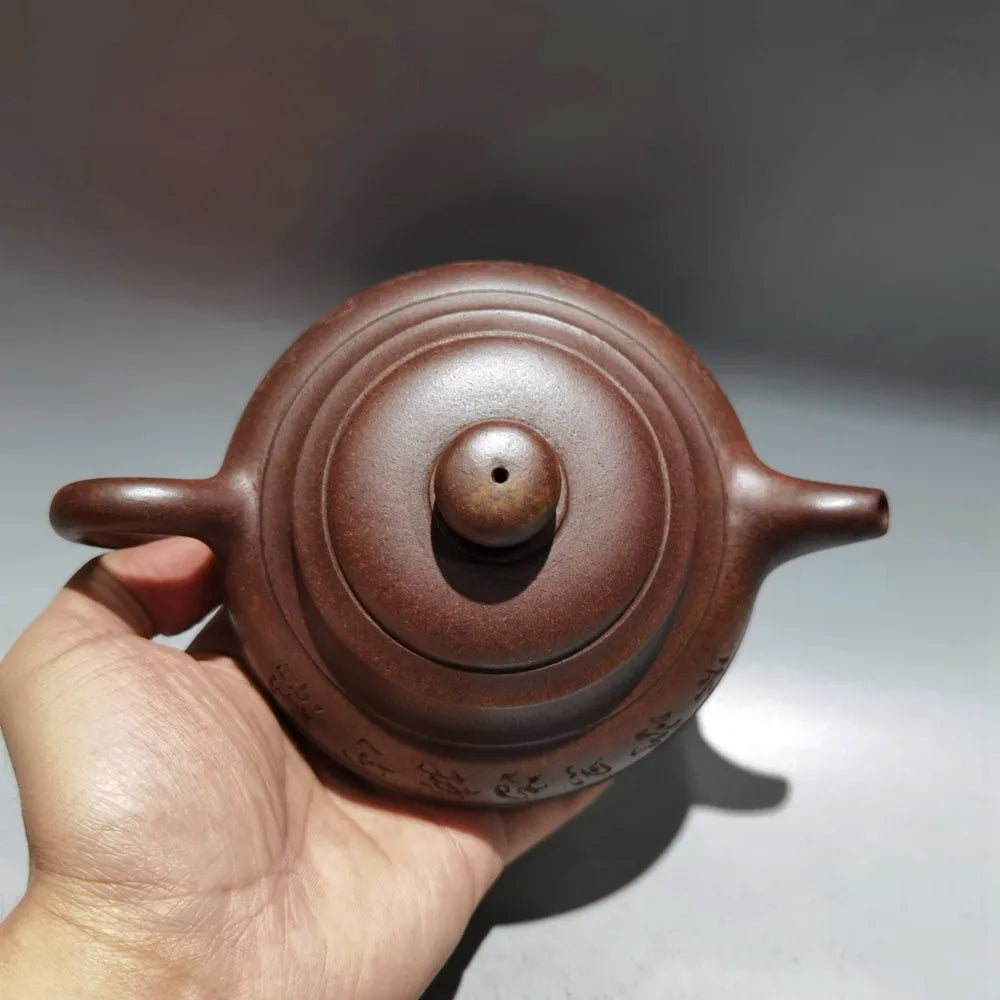 Chinese Yixing Zisha Clay Teapot  Yaobian Jade Belt Pot Gu Jingzhou 360ml