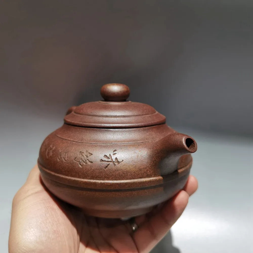 Chinese Yixing Zisha Clay Teapot  Yaobian Jade Belt Pot Gu Jingzhou 360ml