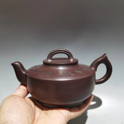 Chinese Yixing Zisha Clay Teapot  Yuandun Pot Gu Jingzhou 360ml