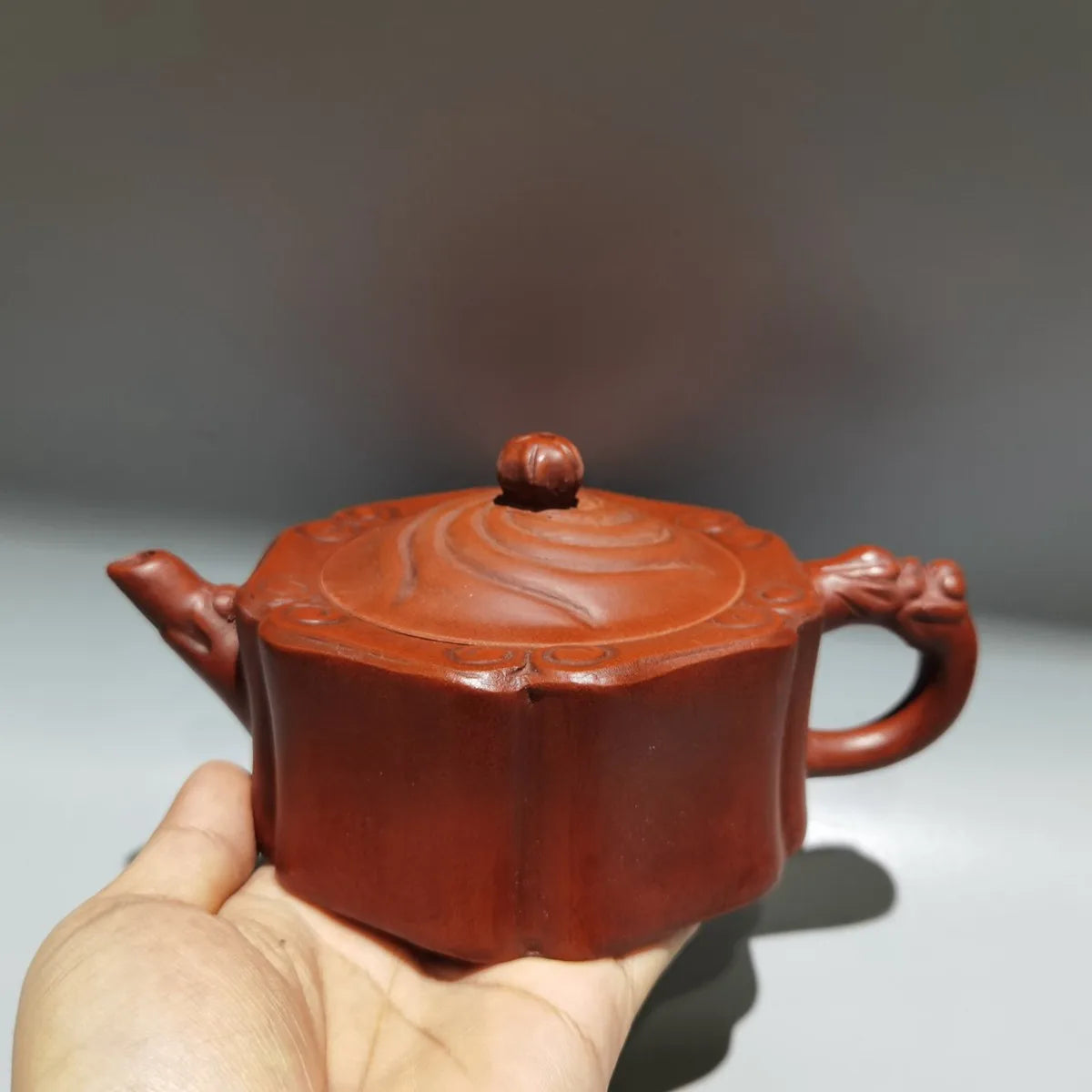 Chinese Yixing Zisha Clay Teapot  Yunlong Pot Shi Dabin 420ml
