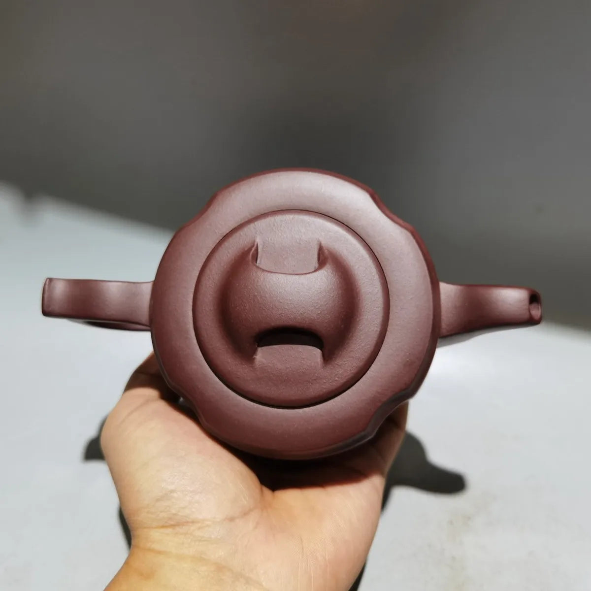Chinese Yixing Zisha Clay Teapot  Zen Tea Yiwei Pot Zhou Guojun 320ml