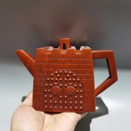 Chinese Yixing Zisha Clay Teapot  Zhonghua Gate Pot Supervision of the Ministry of Internal Affairs 480ml
