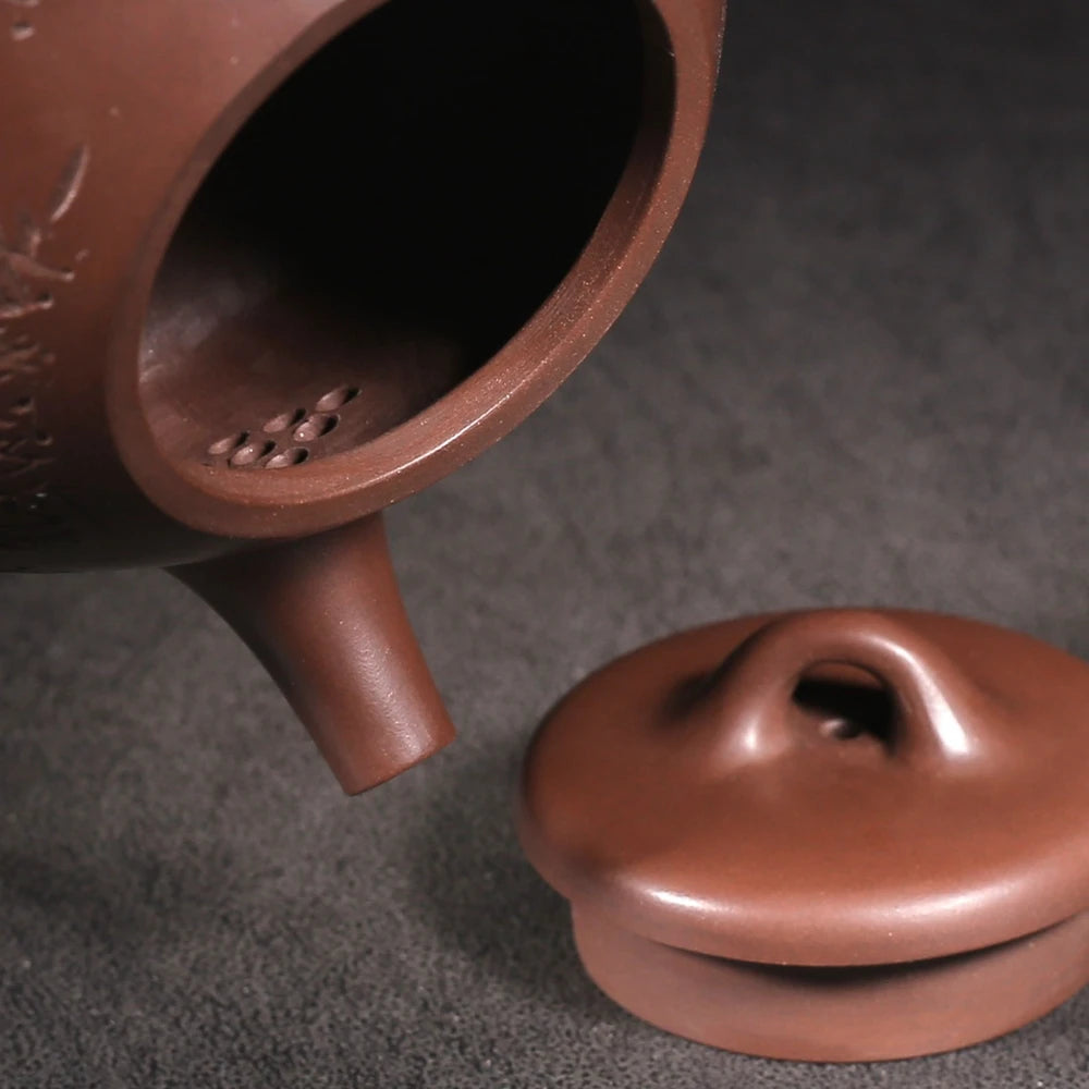 Chinese Yixing Zisha Clay Teapot  Ziye Stone Ladle Pot as shown 300ml