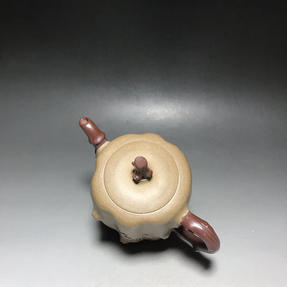 Chinese Yixing Zisha Clay Teapot  colored plum blossom tree stumps Pot  Wang Yinxian 500ml