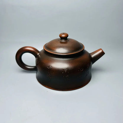 Chinese Yixing Zisha Clay Teapot  double fish Pot Gu Jingzhou 200ml