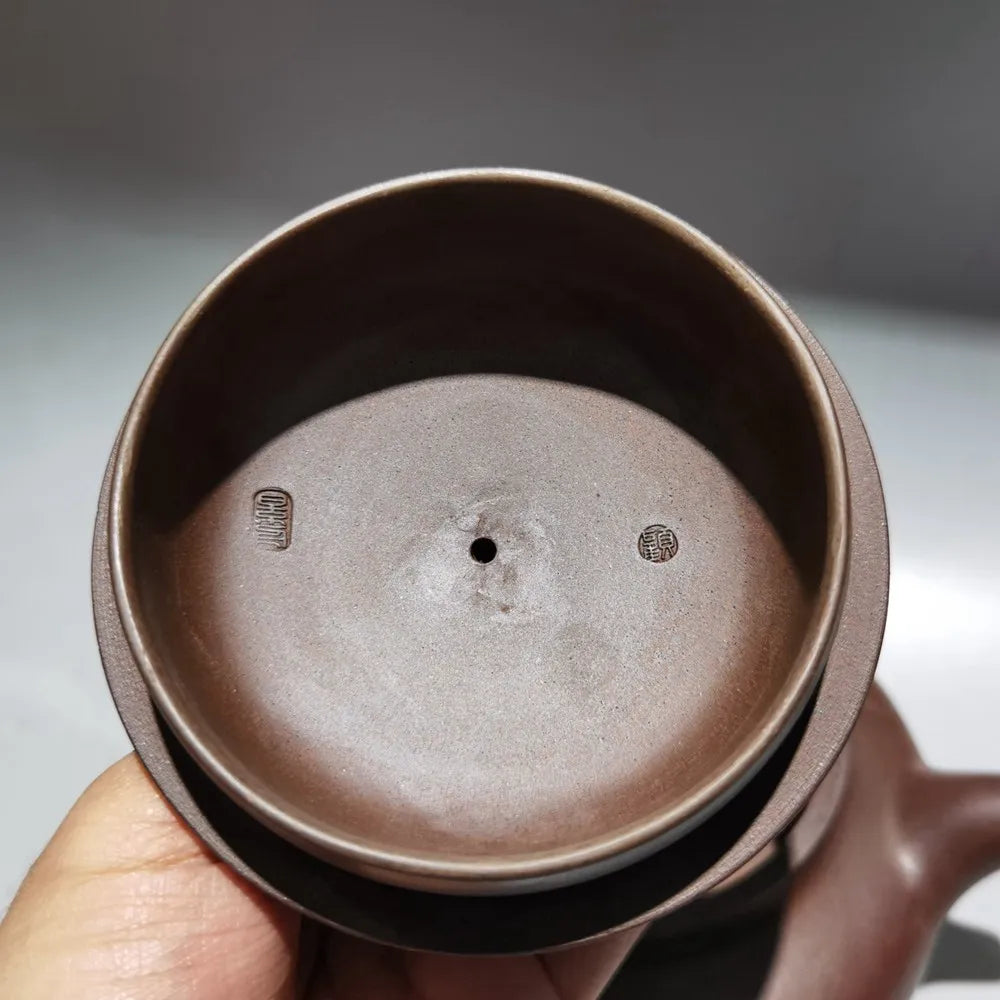 Chinese Yixing Zisha Clay Teapot  kiln change Large Antique Pot Gu Jingzhou 560ml