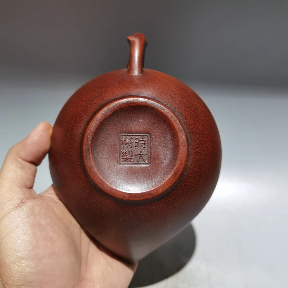 Chinese Yixing Zisha Clay Teapot  longevity Pot Shi Dabin 300ml