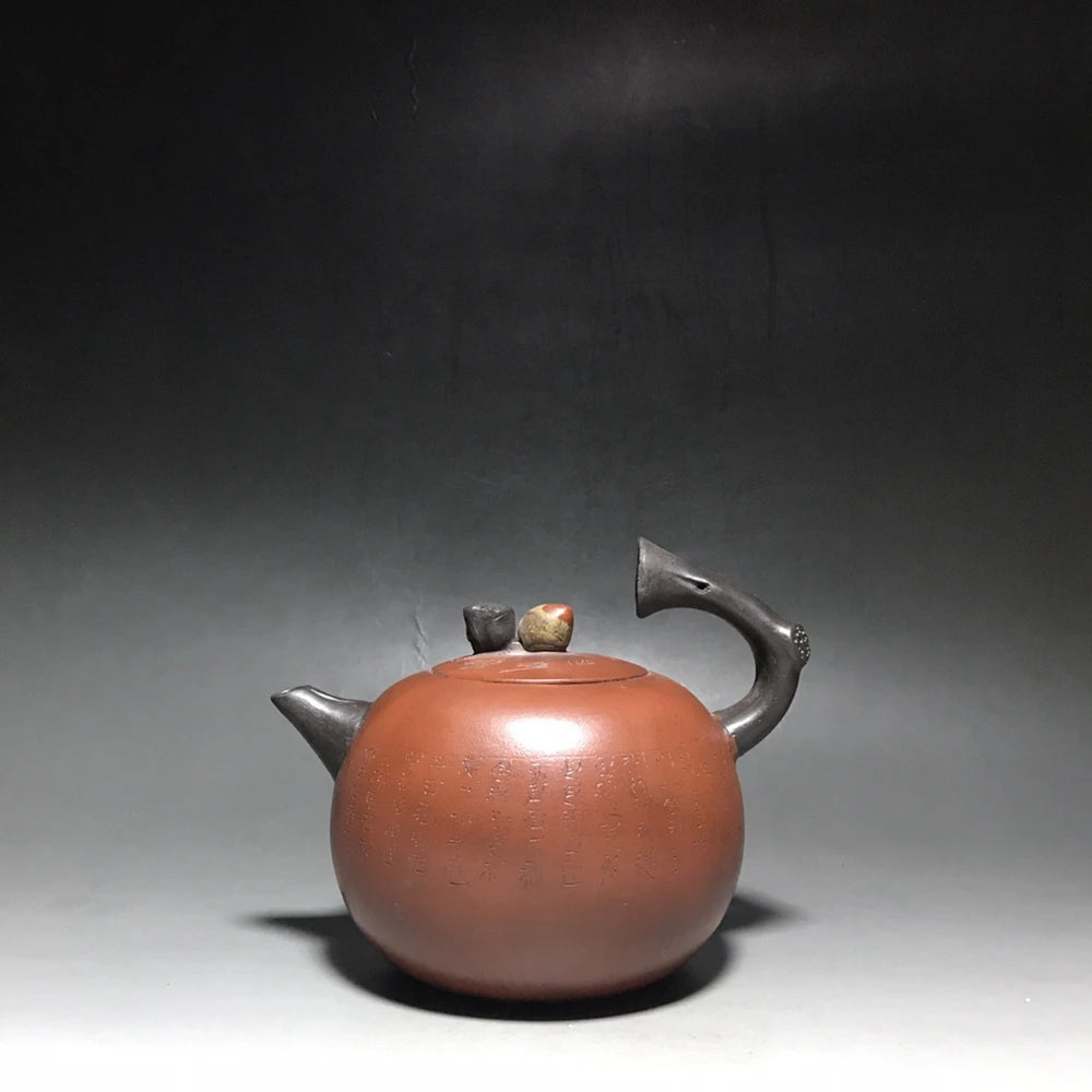 Chinese Yixing Zisha Clay Teapot  lotus root section Pot  Gu Jingzhou 500ml