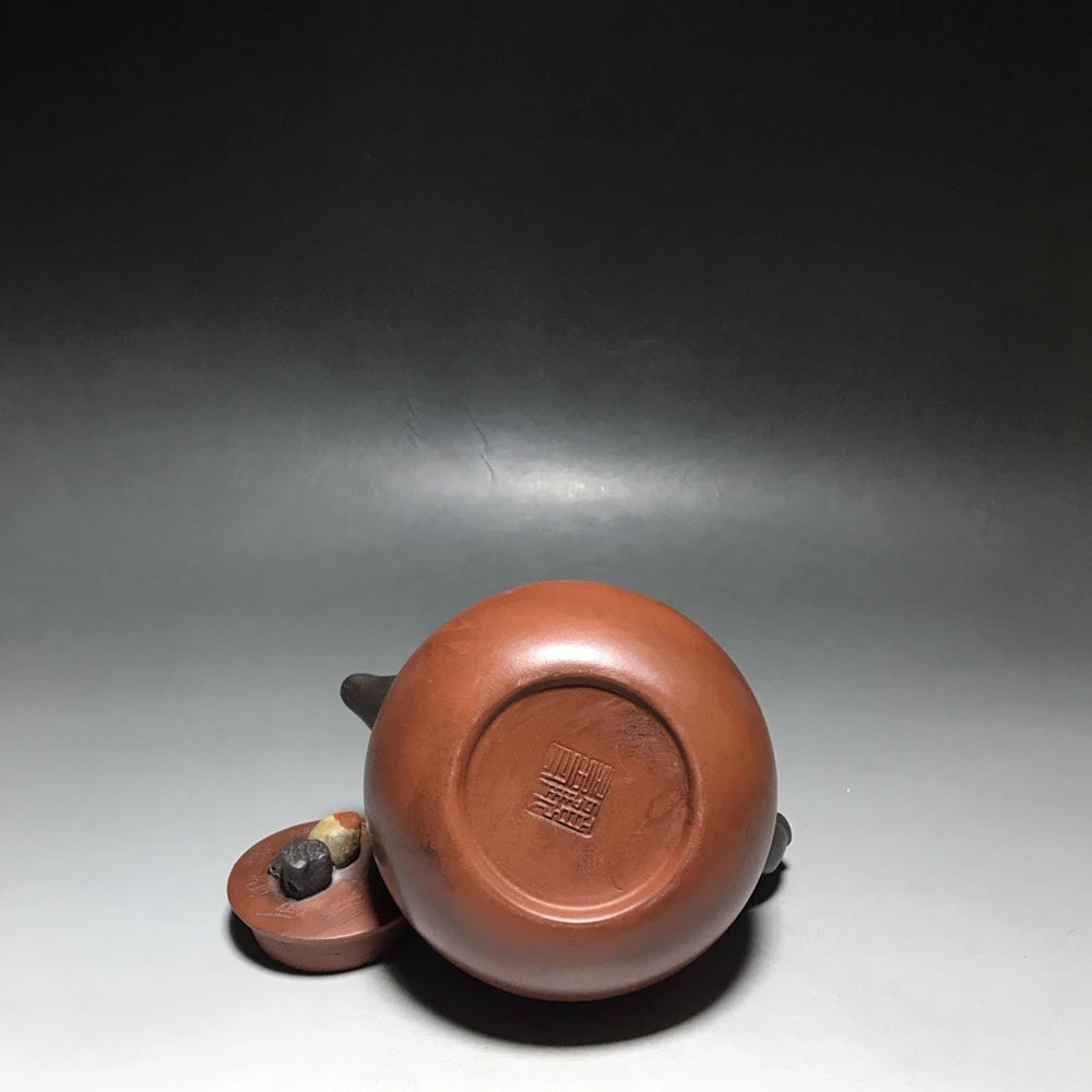 Chinese Yixing Zisha Clay Teapot  lotus root section Pot  Gu Jingzhou 500ml
