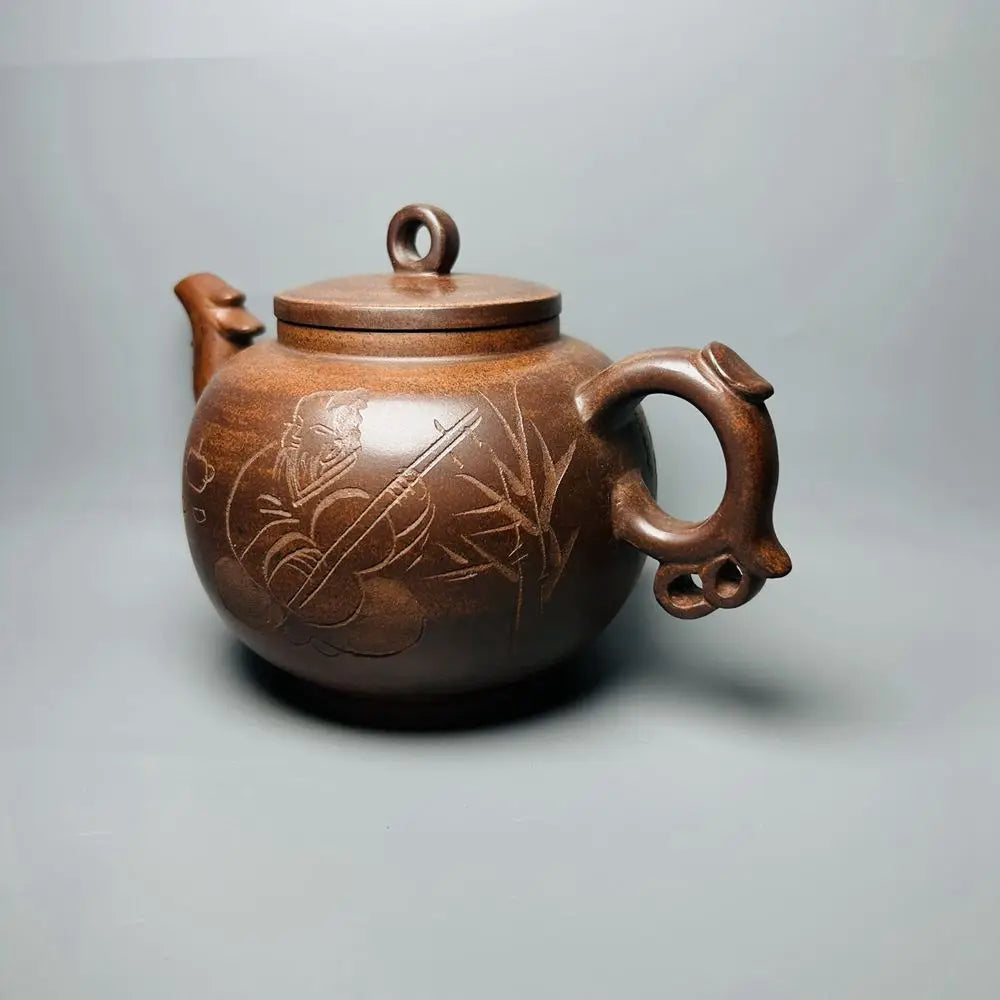 Chinese Yixing Zisha Clay Teapot  phoenix Pot  Gu Jingzhou 600ml