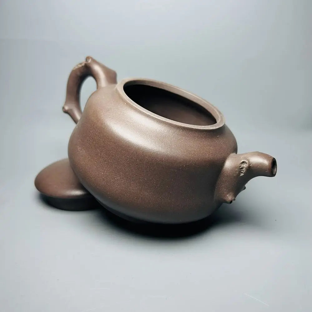 Chinese Yixing Zisha Clay Teapot  pile painting flowers  Pot  Jiang Jingming 360ml
