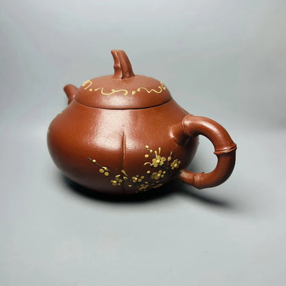 Chinese Yixing Zisha Clay Teapot  pine Bamboo Plum Pot  Youlan's secret production 360ml