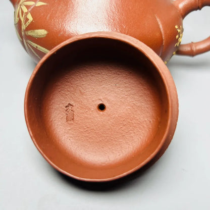 Chinese Yixing Zisha Clay Teapot  pine Bamboo Plum Pot  Youlan's secret production 360ml