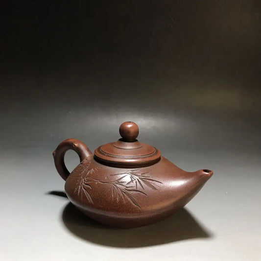 Chinese Yixing Zisha Clay Teapot  prolonging life and longevity Pot Shi Dabin 350ml