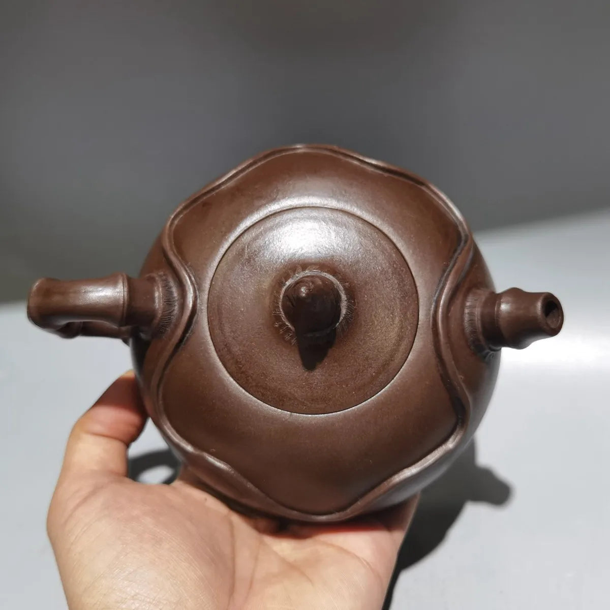 Chinese Yixing Zisha Clay Teapot purple mud Bamboo Shoot Pot Gu Jingzhou 400ml