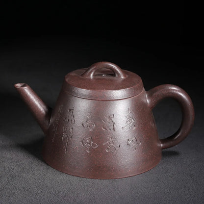 Chinese Yixing Zisha Clay Teapot purple mud Bawang Shipai Pot Gu Jingzhou 350ml