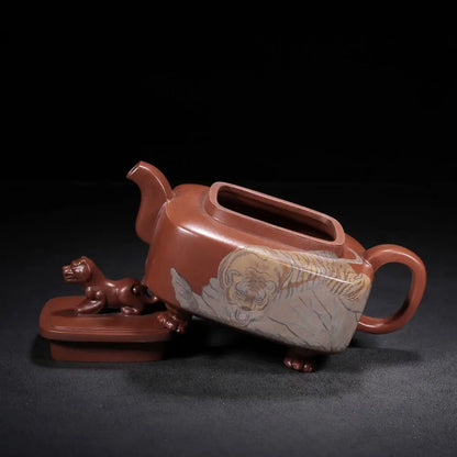 Chinese Yixing Zisha Clay Teapot  tiger's roar Sheng Feng Pot Shi Xiaoma 400ml