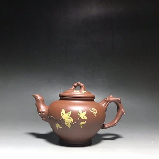 Chinese Yixing Zisha Clay Teapot  yulan Primula Pot  as shown 350ml