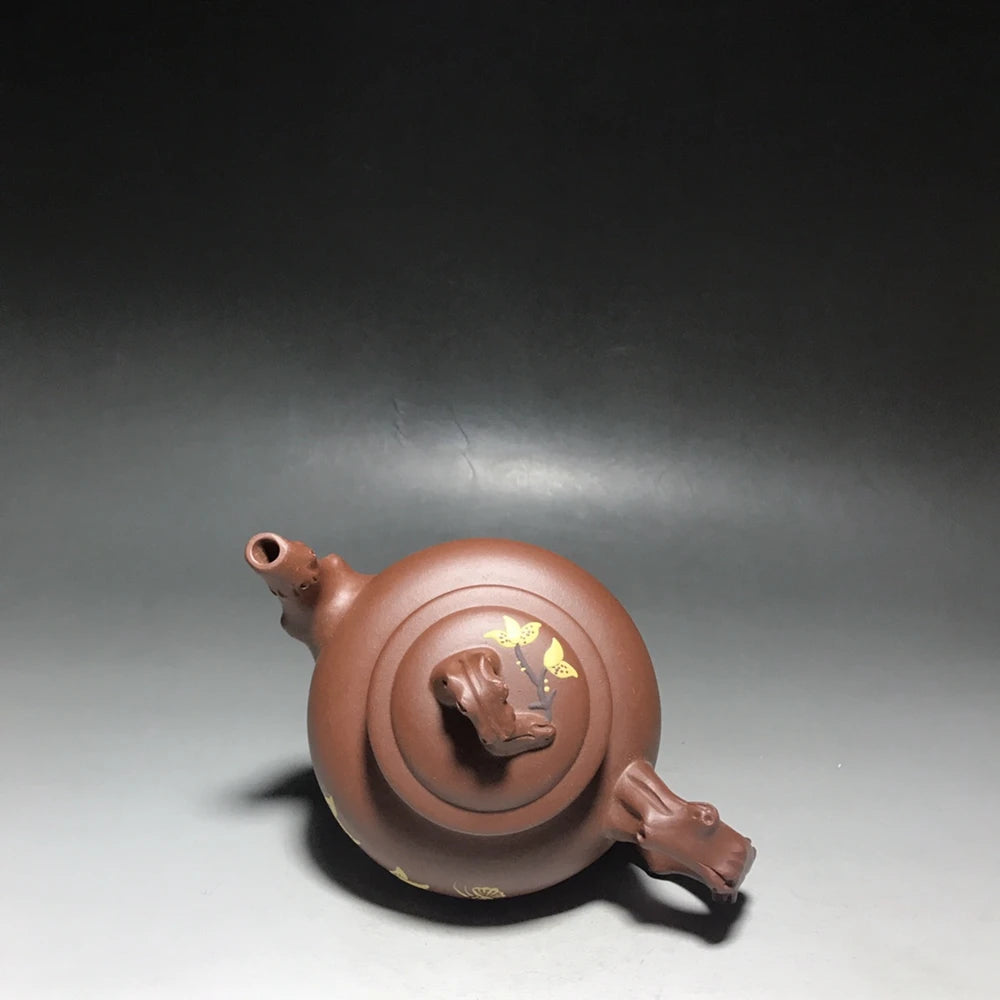 Chinese Yixing Zisha Clay Teapot  yulan Primula Pot  as shown 350ml