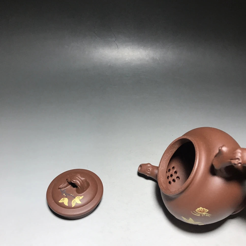 Chinese Yixing Zisha Clay Teapot  yulan Primula Pot  as shown 350ml