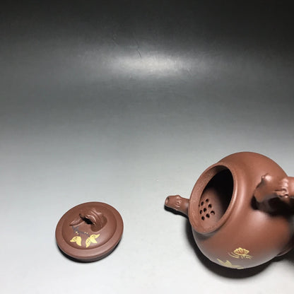 Chinese Yixing Zisha Clay Teapot  yulan Primula Pot  as shown 350ml