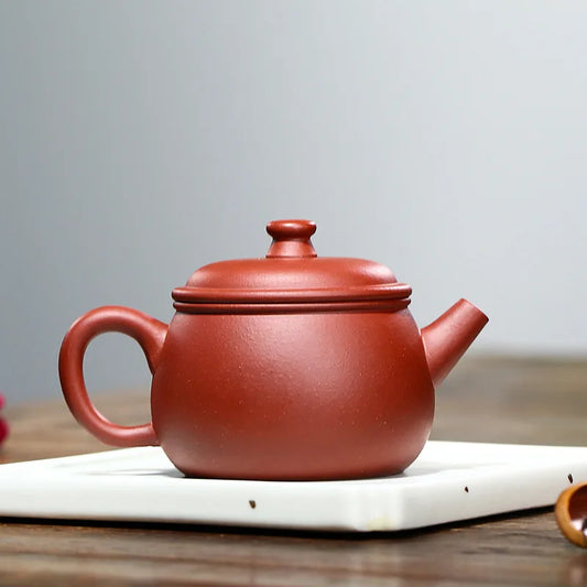 Chinese Yixing Zisha Purple Clay  Handmade Zhoupi ZhuNi Or Golden ZhuNi Jvlun Teapot