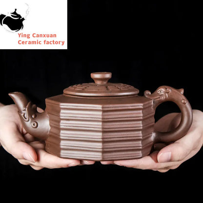 Chinese Yixing tea pot  Large capacity Purple Clay Teapots beauty kettle Raw ore Handmade Tea set Tea ceremony supplies