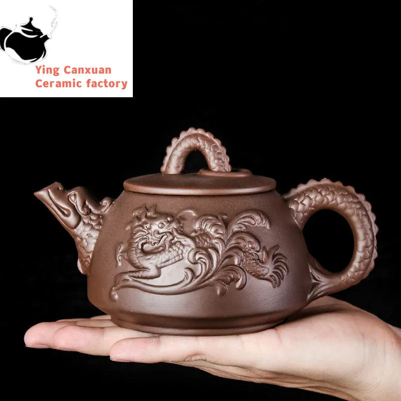 Chinese Yixing tea pot  Large capacity Purple Clay Teapots beauty kettle Raw ore Handmade Tea set Tea ceremony supplies