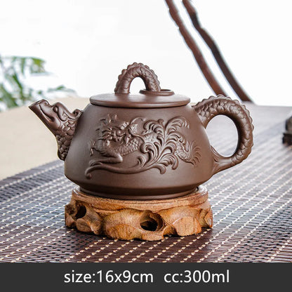 Chinese Yixing tea pot  Large capacity Purple Clay Teapots beauty kettle Raw ore Handmade Tea set Tea ceremony supplies