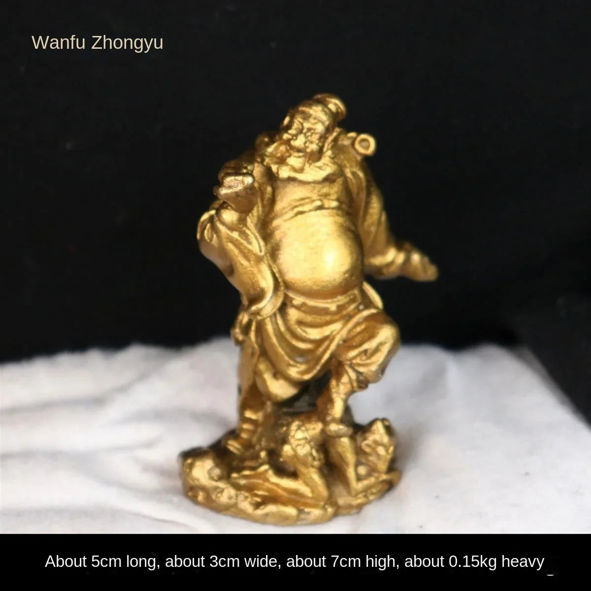 Chinese Zhong Kui Ornaments Pure Copper Beheading Ghosts Tianshi Ornaments Living Room Bedroom Lock Sculptures Crafts