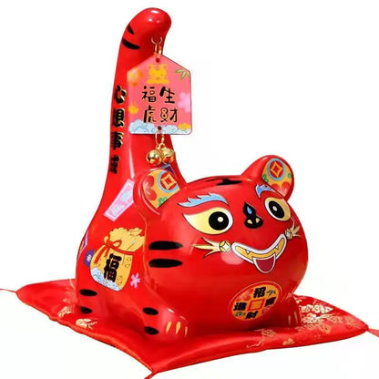 Chinese Zodiac Year of the Tiger New Year 2022 Home decoration crafts feng Shui mascot piggy bank