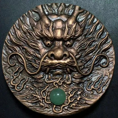 Chinese brass zodiac Rare Collections Commemorative coins statue