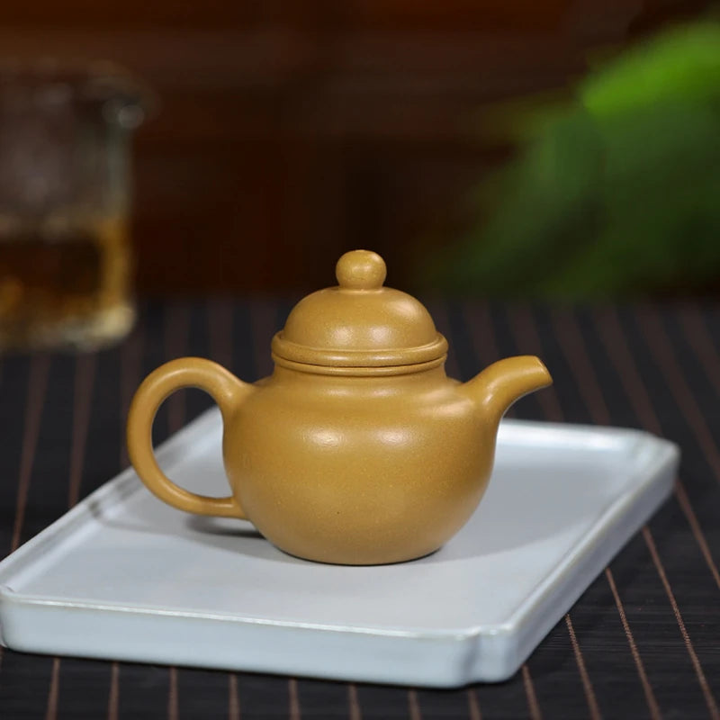 Chinese character carved tea pot marked original ore real yixing zisha duan clay tea brewer pot master handmade on sales China