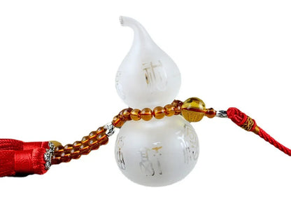 Chinese classical style colored glaze gourd Can be perfumed Pendant Crafts gift