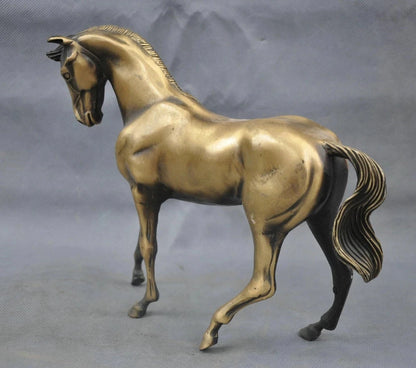 Chinese copper statue Good luck Horse Decoration sculpture