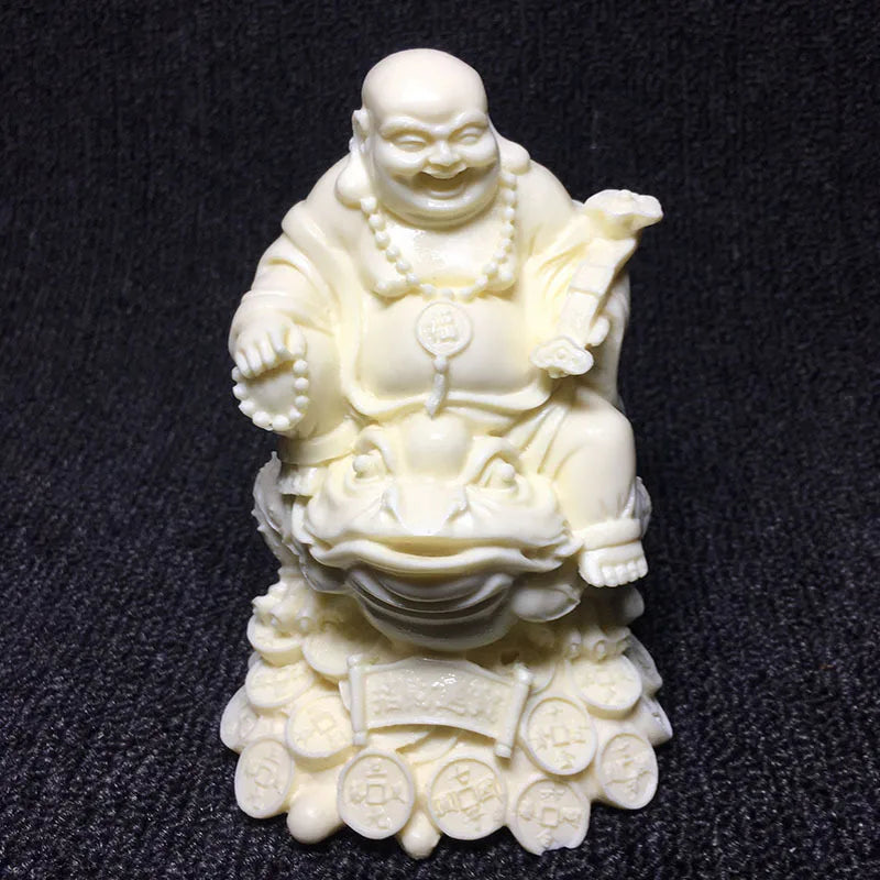 Chinese golden toad Laughing Buddha statue Decoration Model Buddhist figure statue Home decoration accessories Feng Shui Statue