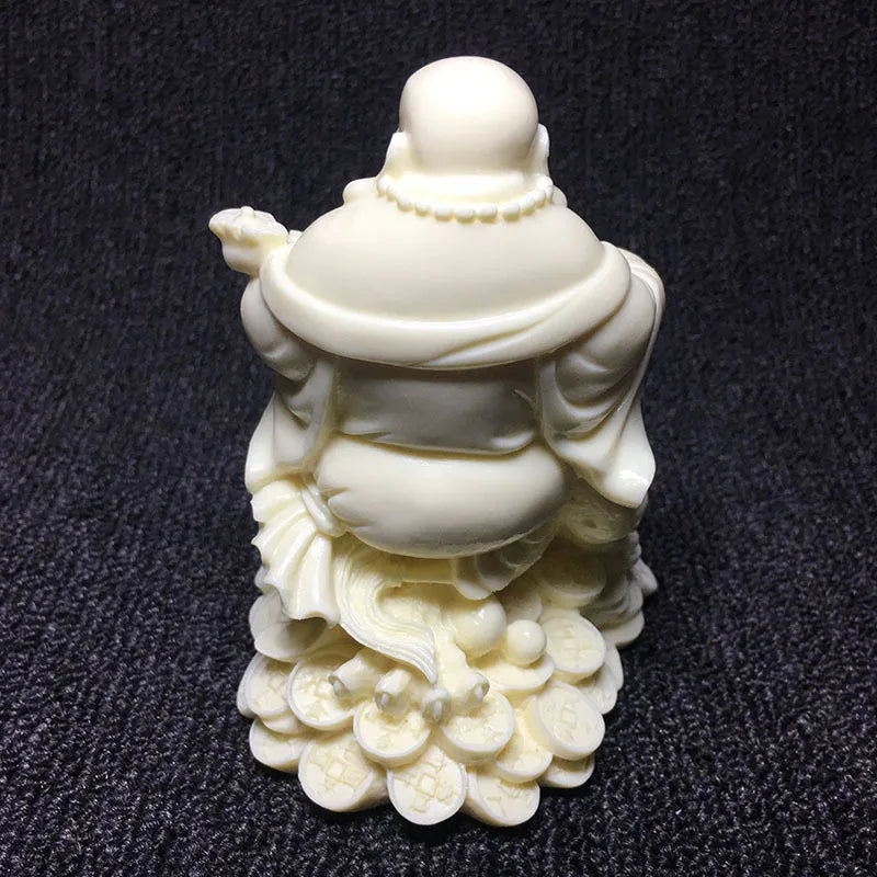 Chinese golden toad Laughing Buddha statue Decoration Model Buddhist figure statue Home decoration accessories Feng Shui Statue