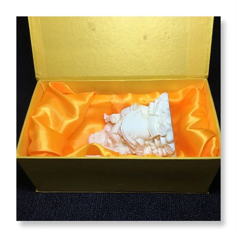 Chinese golden toad Laughing Buddha statue Decoration Model Buddhist figure statue Home decoration accessories Feng Shui Statue
