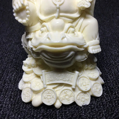 Chinese golden toad Laughing Buddha statue Decoration Model Buddhist figure statue Home decoration accessories Feng Shui Statue